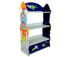 Libreria scaffale legno bambini Fantasy Fields Outer Space TD-12220A