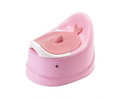 Sedile WC per bambini, vasino da viaggio per bambini, WC per bambini dai 3 anni vasino portatile, vasino per bambini con schienale in gomma antiscivolo, WC domestico
