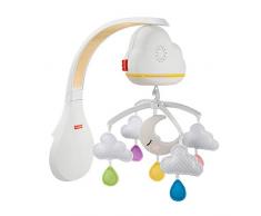 Fisher-Price Giostrina Soffici Nuvolette Con Unità Relax, Giocattolo Per Neonati, Multicolore, GRP99