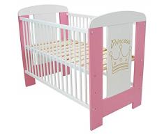 Best For Kids lettino My Sweet Baby in 3 colori con Lettino per bambini 4 pezzi 120 x 60