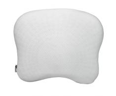 Maxuals Cuscino Per Neonato Plagiocefalia Antisoffoco traforato sfoderabile 100% Lattice Naturale Aiuta a prevenire e cura la Testa Piatta ideale per Culla Lettino Navicella Carrozzina Letto