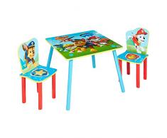Worlds Apart 527PTR Paw Patrol Tavolo per bambini con 2 sedie, Multicolore