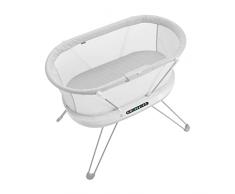 Fisher-Price Culletta Rilassante Intelligente - Culla Intelligente con Vibrazione - Controllo da App Gratuita - Luci e Suoni - Regalo per Neonati