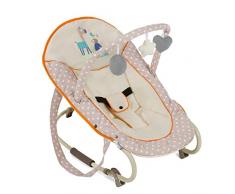 Hauck Bungee Deluxe Sdraietta Dondolamento, Arco Giochi Schienale Regolabile, Cintura di Sicurezza e Manici di Trasporto, dalla Nascita fino a 9 kg, Anti-Ribaltamento, Animals