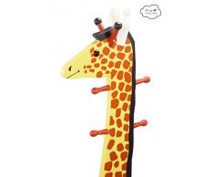 Fantasy Fields by Teamson Giraffe Sgabello con Schienale, Appendiabiti, Multicolore