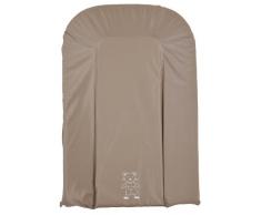 Looping - Materassino per fasciatoio, in PVC, dimensioni 43,5 x 69 cm, colore tortora