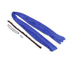 Altalena da Interno per Bambini, Altalena per Bambini da Interno/Esterno Amaca Portatile di Alta Qualità 100x280 cm Elastico per Zaino in Spalla e Viaggi allaperto(Blu scuro)