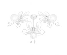 LAMPADA LAMPADARIO CAMERETTA BAMBINI PAZ 3 ROSA BIANCO 5352