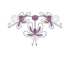 LAMPADA LAMPADARIO CAMERETTA BAMBINI PAZ 3 ROSA LAVANDA 5358