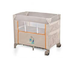 Hauck 608104 Dreamn Care Lettino da Viaggio, Animali (Animals), Multicolore