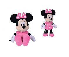 Disney - Minnie Mouse Hot Pink Dress, 20 cm, peluche, rosa, da 0 mesi