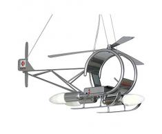 LAMPADA LAMPADARIO CAMERETTA BAMBINI ELICOTTERO GREY 4785