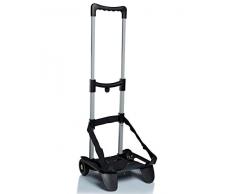 Seven Be Box - Carrello Trolley Scuola - Carrellino Scuola Portazaino, Blocca Zaino - Nero - Bambini e Ragazzi, Taglia Unica