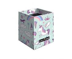 Scrivania per bambini, portapenne, organizer per ragazze, con unicorno, fantastica idea regalo per linizio della scuola (unicorno)