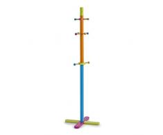 Zeller Color 13462 Appendiabiti per bambini in MDF, 38x38x124 cm