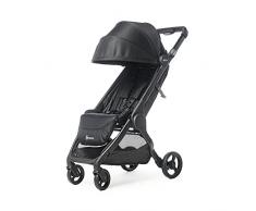 Passeggino Ergobaby Metro+ con funzione reclinabile, passeggino per bambini reclinabile compatibile con seggiolino auto piccolo leggero compatto, nero