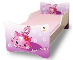Best For Kids Letto per bambini 90x200 30 DISEGNI + GRATIS (Litte Kitty) [Importato dalla Germania]