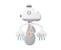 Fisher-Price-Giostrina Dolce Arcobaleno per Culla Fianco Letto, Unità Rilassante da Appoggio e Unità Sonora da Culla, Compatibile con le Culle, Giocattolo per Bambini 0+ Mesi, HBP40