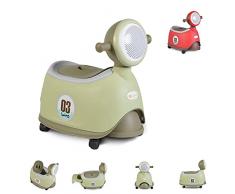 Cangaroo vasino Mini Vespa 2 in 1 ruote, contenitore con coperchio rimovibile, colorazione:verde