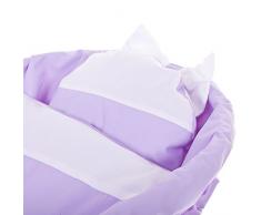 Lettino in vimini, culla a dondolo in legno,