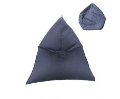 Rebecca Mobili Pouf A Sacco, Puff Pera, Blu, Poliestere, da Interno, Soggiorno Cameretta - Misure: 50 x 110 x 130 cm (HxLxP) - Art. RE6517