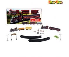 PlaySet Trenino con Accessori 11 pz Modelli Assortiti Treno Giocattolo Trenini Eddy Toys