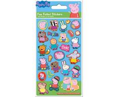 Paper Projects 01.70.06.152 Peppa Pig Blue Sparkly Reusable Sticker Pack, 19.5cm x 9.5cm
