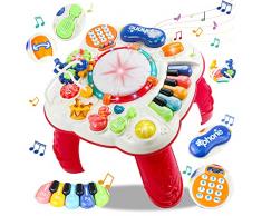 Giochi Bambini 1 Anno Tavolino Bambini Gioco Bambino 1 Anno Tavolo Multiattivita Bambini con Luci e Suoni Giocattoli Bambino 1 Anno Giochi Montessori Regalo Bambino Bambina Bimba Bimbo 1 2 3 4 Anni