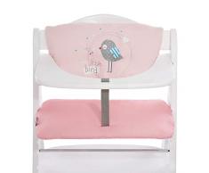 Hauck Cuscino Seggiolone Highchair Pad Deluxe - Cuscino da Seduta per Seggioloni in Legno Hauck Alpha+ e Beta+ - Facile da Fissare e da Lavare - Imbottitura Soffice - Rosa
