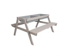 roba Set Tavolo da Esterno per Bambini, Colore Grigio, 455002GA