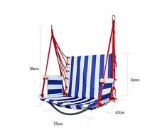 Mdcgok Poltrona Pensile Amaca Sedia Amaca per Bambini Sport Sedia Amaca Appesa Sedia Amaca Tessuto per Giardino//Interno//Esterno con traversa 150x97 capacit/à di carico 150 kg