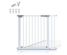 Cancelletto Sicurezza Retrattile Per Bambini - Estensibile Fino A 150cm, Bianco - Foto 12