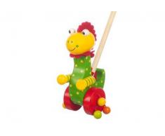 Orange Tree Toys - Dinosauro FSC, giocattolo in legno da spingere