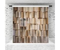 Kate 2.5x2.5m(8.2x8.2ft) Libreria Sfondo Libreria Fondali Scaffale Libri Accademici Sfondo Vintage Scuola Sfondo per Fotografia Bambini Ritratto Studio Fotografico Fotografia Microfibra