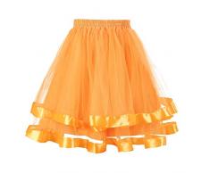 Gonna per Lettino Gonna da Principessa Swing Tutu da Donna Sottoveste Cosplay Gonna Sottogonna Carina Gonne Estive Tubino