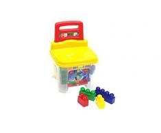 UNOGIOCHI- Sedia con Costruzioni, Multicolore, 037