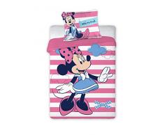 Disney Biancheria da letto per bambini 100 x 135 cm, 40 x 60 cm, Minnie Mouse 102