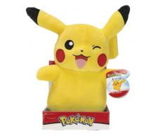 Pokemon Peluche XXL Pikachu 30 cm, Nuovo 2022 Plush, Giocattolo con Licenza Ufficiale