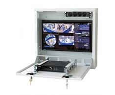 Techly Professional 105100 Box di Sicurezza per DVR e sistemi di videosorveglianza Bianco RAL9016 Bianco