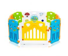 Baby Vivo Box per Bambini Sicurezza Barriera Pieghevole Cancelletto Recinto con Porta Plastica Estensibile - COLORS Parte principale