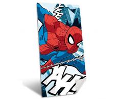 Kids Euroswan Asciugamano con motivo Spider-Man 0.5x70x140 cm blu