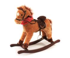 Bayer Chic 2000-Nein Cavallo a Dondolo, Colore Marrone, 404 05