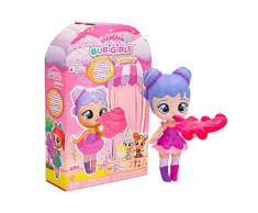 IMC Toys Bubiloons Bubigirls Amy, Bambola da Collezione che Gonfia Palloncini, la Puoi Vestire e Giocare con 12 Accessori, Gioco per Bambini +5 Anni