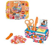 LEGO DOTS Portaoggetti da Scrivania, Accessori Fai da Te, Set di Decorazioni DIY, Kit Artistici per Bambini, 41907