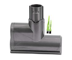 Italdos Spazzola Materasso Mini Turbo Motorizzata compatibile per Dyson V6 DC58 DC59 DC61 DC62 Spazzola a Sgancio Rapido per Divano Sedile Poltrona Rimuove Batteri e Allergeni