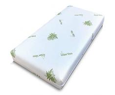 DOLCI SOGNI Materasso Lettino 60x120 cm, Spessore 16 cm, Materasso Culla Bambino per Lettino Neonati, Fodera in Aloe Vera, Sfoderabile e Lavabile, Materasso Lettino Neonato