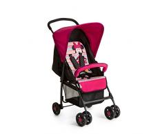 Hauck Sport, Secondo Passeggino fino a 18 kg, Chiusura Piccola e Semplice, con Posizione Nanna, Barra Frontale, Cesto, Cappota, Disney Minnie Geo Pink (Rosa)