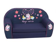 KNORRTOYS.COM Knorrtoys 68470-Divano per Bambini Magic Unicorn, Cotone