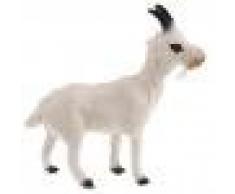 Modelli Animali Figure Piedi Capra Statua Peluche Decorative Camera Da Letto Macchina Pelliccia Sintetica