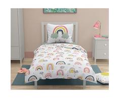 Roupillon - Parure copripiumino per bambini, 100% cotone, colori – bianco, materiali – 100% cotone, dimensioni – 140 x 200 cm